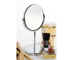 Premier Housewares Specchio da bagno cromato su piedistallo
