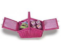 Studio 100 MEHI00000200 - Set da picnic con stoviglie in metallo e cestino, motivo: Heidi
