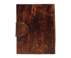 Vecchia Foglia Inverno Marrone Annata Diario In Pelle Fatto A Mano Leather Taccuino Sketchbook Notepad Diario Quotidiano Agenda Tascabile Bloccare Donne Maschi Ragazze Ragazzi Ufficio Carta Comune