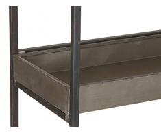 4 ripiani di scaffalature metalliche