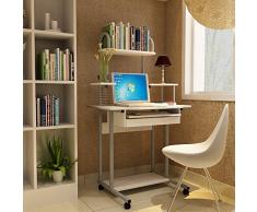 Songmics per Computer Scrivania Ufficio Porta PC Tavolo LCD778W