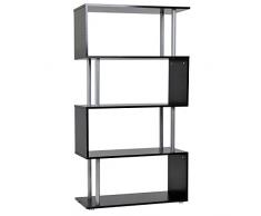 Outsunny - Libreria di Design in legno - Mobili Ufficio Scaffale