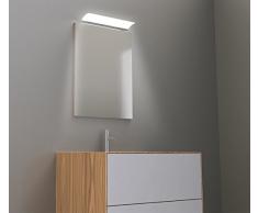 Lampada led per illuminazione bagno_Lampada per specchio bagno Angela con parte illuminante in alluminio e metacrilato_Spedizione gratuita