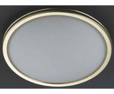 Hufnagel 561311 e, lampada da soffitto, ottone, 46 W, E27, bianco, 10 x 12 x 15 cm