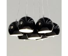 Lampada metallo BARE design a sospensione (nero)