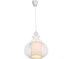 Mia Light gabbia lampada a sospensione lampada a sospensione ORIENT/bianco/alluminio/Marocco stile orientale araba