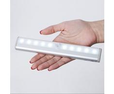 Eyourlife-Lampada per armadio/luce notturna/luce scale/guardaroba, con rilevatore di movimento, a LED, senza fili, con luce notturna automatica
