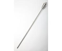 16 x Fiaccola da Giardino in Acciaio Inox 115 cm Nuovo