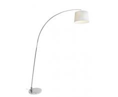 Aluminor Arc LS N E27 - Lampada ad arco, 150 x 33 x 210 cm Classico Cromato