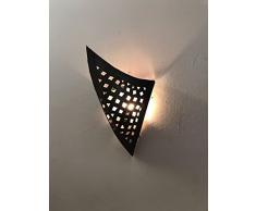Applique da parete lampada lanterna ferro battuto marocchina artigianale MAROCCO ETNICO 1215