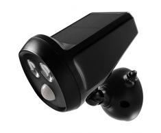 XCSOURCE Luci 2 LED solari, IP65 impermeabile e Auto On / Off, Bianco alimentato solare ruotabile Spot Light Per giardino, prato, percorso, ecc LD691