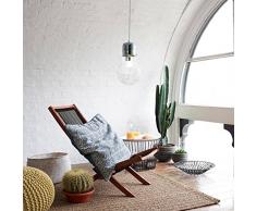 Lampada a sospensione, KOONTING Lampadario di design a forma di lampadina, Base E27,Ø15cm.