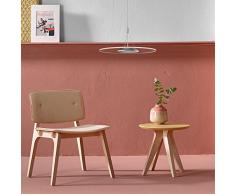 KJLARS 24W tondo LED dimmerabili lampada a sospensione design lampadari moderni lampada da ufficio , Materiale-Acrilico lampada di pannello in tessuto per la lampada ufficio appendere, tavolo da pranzo per appendere lampada, ufficio,studio,soggiorno