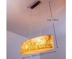 Lampadario Lampada a Sospensione Moderna Vetro oro Venosa