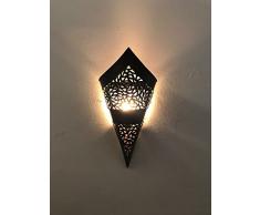 Applique da muro lampada lanterna Alluminio 001 ART MAROCCO MOROCCHINA ETNICO