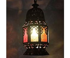 CNMKLM Il Marocco antico metallo 3 Capi Bancone Bar pendente soffitto Paese Lampada Lanterna rustico Bar Pub Club ciondolo di apparecchi di illuminazione