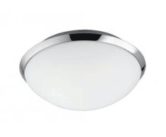 Trio 680711206 Nando Plafoniera LED, 3x45 W, Cromo, Diametro 25 cm