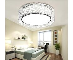 CHJK BRIHT Retrò Villaggio Americana continentale luci a soffitto Per Soggiorno Camera da letto cucina in Hotel per la camera dei bambini Office Creative luci a soffitto lampadario luce LED 370mm di altezza 115mm, bianco caldo