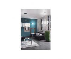 Lampade da soffitto – Lampada a sospensione di design cromo vetro drifer