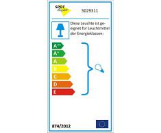 Spot, Light sospensione e lampada a sospensione modello Venosa metallo/vetro Ottone antico, 3 x E27 60 W, IP20, bianco 5029311