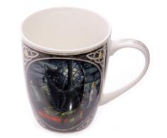 Puckator MULP12 Lisa Parker - Tazza, motivo gatto nero, in porcellana 8,5 x 12 x 10 cm