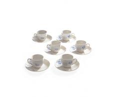 Tognana Set 6 Tazze Caffè con Piattino