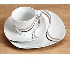 Ritzenhoff & Breker 091878 – Servizio combinato Merida, 30 pezzi Servizio da caffè