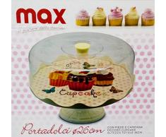 ALZATA CON CAMPANA CM 26 PORTA DOLCI TORTE DOLCI CUPCAKES