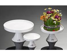 Alzata per torte, rotonda, di Sandra Rich, Porcellana, bianco, Höhe: 11 cm Durchmesser: 20 cm