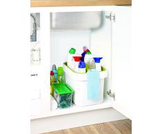 Joseph&Joseph Clean&Store Set Secchio Salvaspazio Per Detersivi E Stracci, Bianco