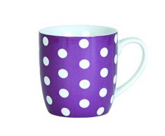 Quid Lolita 2262023 set di 4 tazze di porcellana, 35 cl-viola