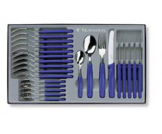 Victorinox 51332.12 - Set di 24 posate da tavola, colore: Blu