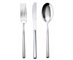 Sambonet 52513-81 Set Posate 24 Pezzi, Collezione Linear, Inox