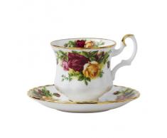 Royal Albert Old Country Roses Tazza di caffè con piattino