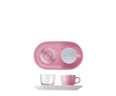 Thomas 10850-408533-28227 Sunny Day - Servizio da caffè tazzina + bicchierino + piattino, colore: Rosa