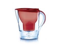 Brita 101 973, Caraffa Marella con 1 filtro Maxtra, colore: Rosso
