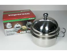 Frabosk Vaporosa Vaporiera, Acciaio, 20 cm