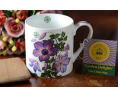Creative Tops - Tazza in porcellana, serie Royal Botanic Gardens, pianta: Kew Clematis