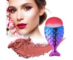 XCSOURCE Scala di pesce Spazzola di trucco Bottiglia di base Fishtail Fondotinta di spazzola in polvere Makeup Spazzola cosmetica MT503