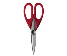 KitchenAid KC351OHERA - Forbici da cucina, in acciaio inox, 22,5 x 8 x 3 cm, colore: Rosso