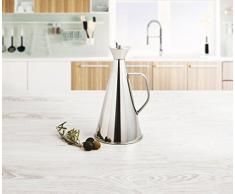 Quid Renova Quid 7694003 - Oliera anti-sgocciolamento, in acciaio inox, da 75 cl, trasparente, 15 x 15 x 30 cm