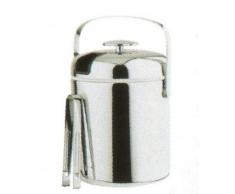 Aps 41513-13 Secchio Ghiaccio con Pinza, in Acciaio, 14 cm