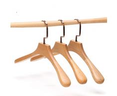 Solido gancio di cappotto di legno/home camera da letto stendibiancheria/ negozio di abbigliamento senza palo di vestiti/ semplice gancio antiscivolo-A