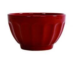 Quid 2058068 Terroir - Scodella a coste, confezione da 6 pezzi, in ceramica, da 13,5 cl, colore: rosso