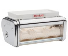 Marcato AR-150-OLI Accessorio Ravioli per Macchina per la Pasta Atlas 150, Acciaio Cromato, Argento/Bianco, 17.7x11.2x9 cm, 1 Unità
