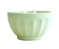 Quid 2058064 Terroir - Scodella a coste, confezione da 6 pezzi, in ceramica, da 13,5 cl, colore: écru