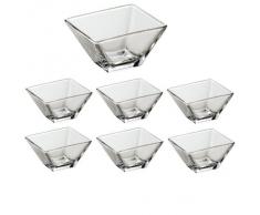 Vidivi Vetri delle Venezie Torcello Set Coppa + Coppette, 7 Unità