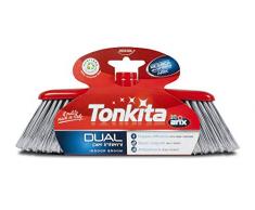 Tonkita - Scopa per Interni Dual, Doppia Efficacia, Spazi Angusti, Antipolvere