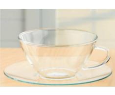 Bohemia Cristal 093/006/024 Set 6 bicchieri da tè con piattino 0,2 l