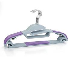 Bagnato in plastica senza giunte antiscivolo appendiabiti/ palo di abbigliamento appeso stendibiancheria/ abbigliamento negozio magico coat hanger-D